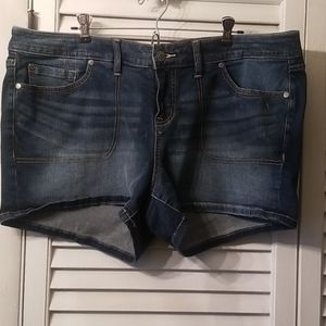 Denim shorts